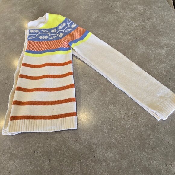 FIVE PLUS Women's Multi-Stripes Graphic Print L/Sleeves Cardigan - Size Small - Picture 13 of 14